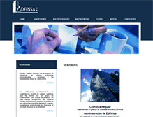 Tablet Screenshot of grupoadfinsa.com